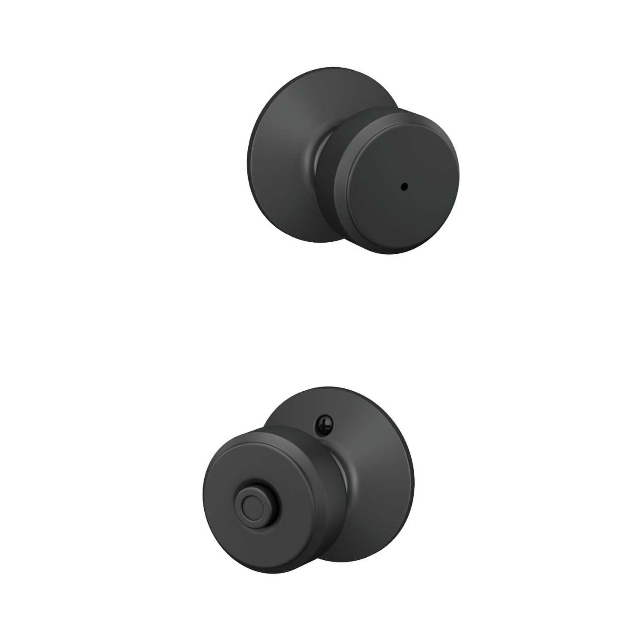 Serrure avec bouton Bowery pour chambre de bain et chambre à coucher