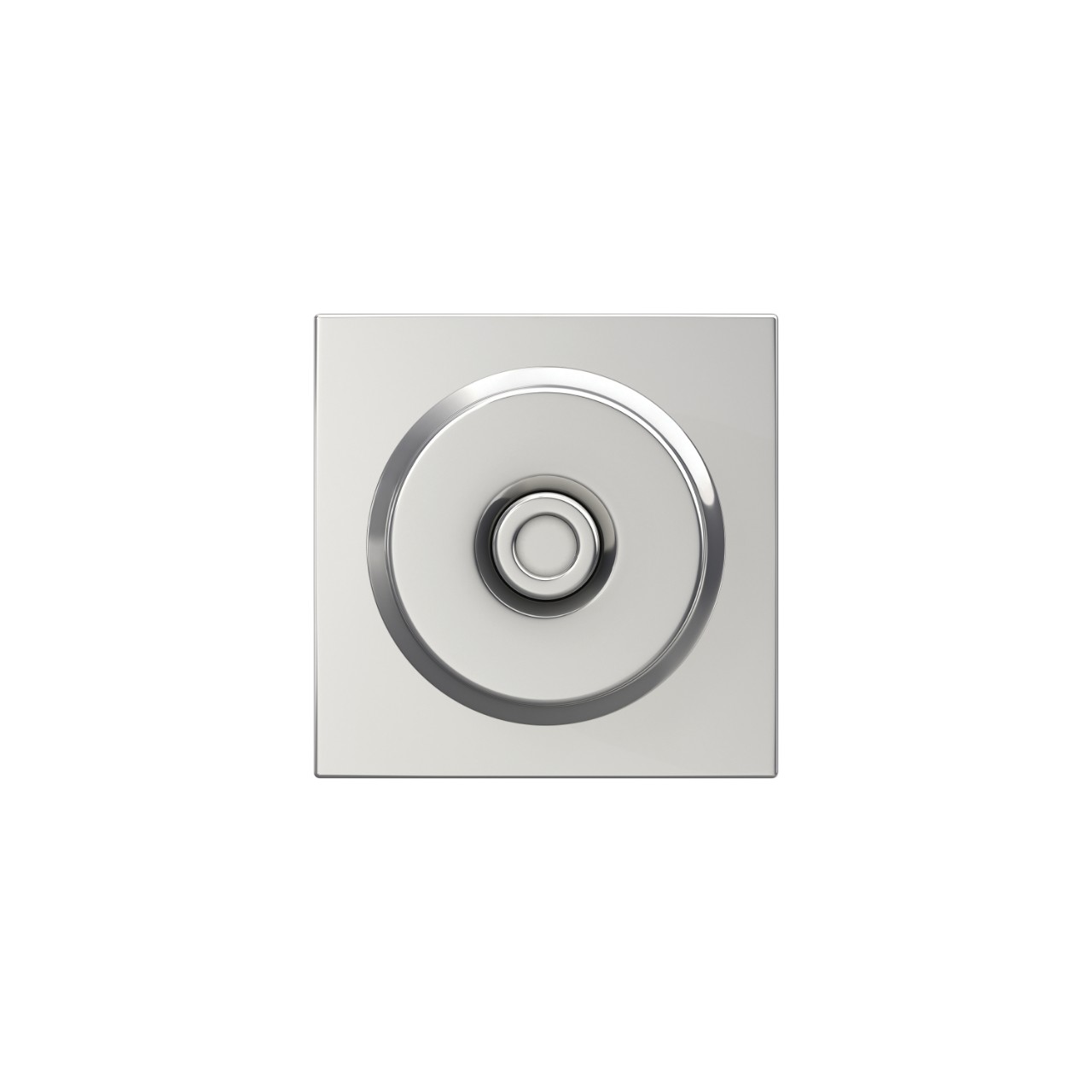 Serrure avec bouton Bowery et garniture Collins pour chambre de bain et chambre à coucher