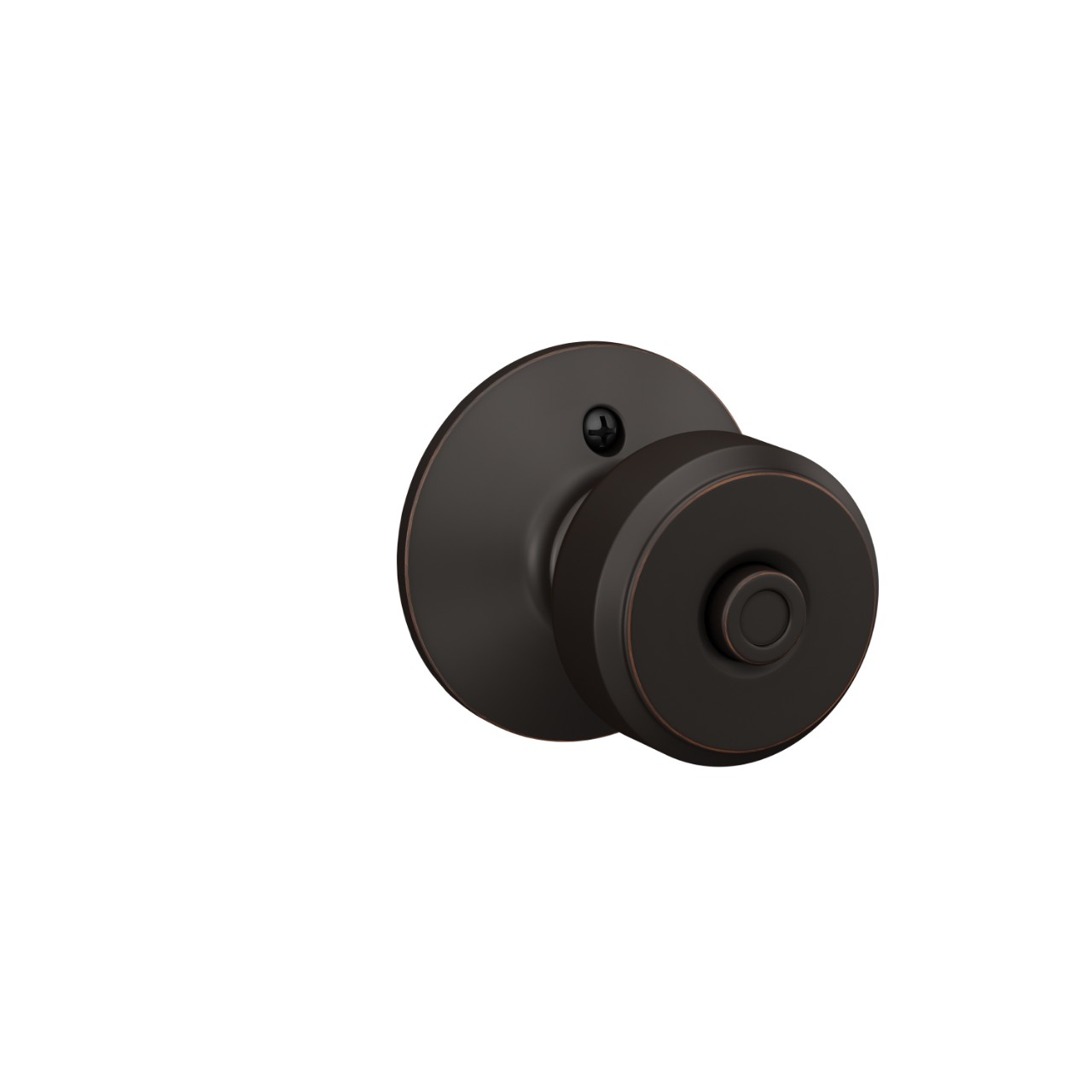 Serrure avec bouton Bowery pour chambre de bain et chambre à coucher