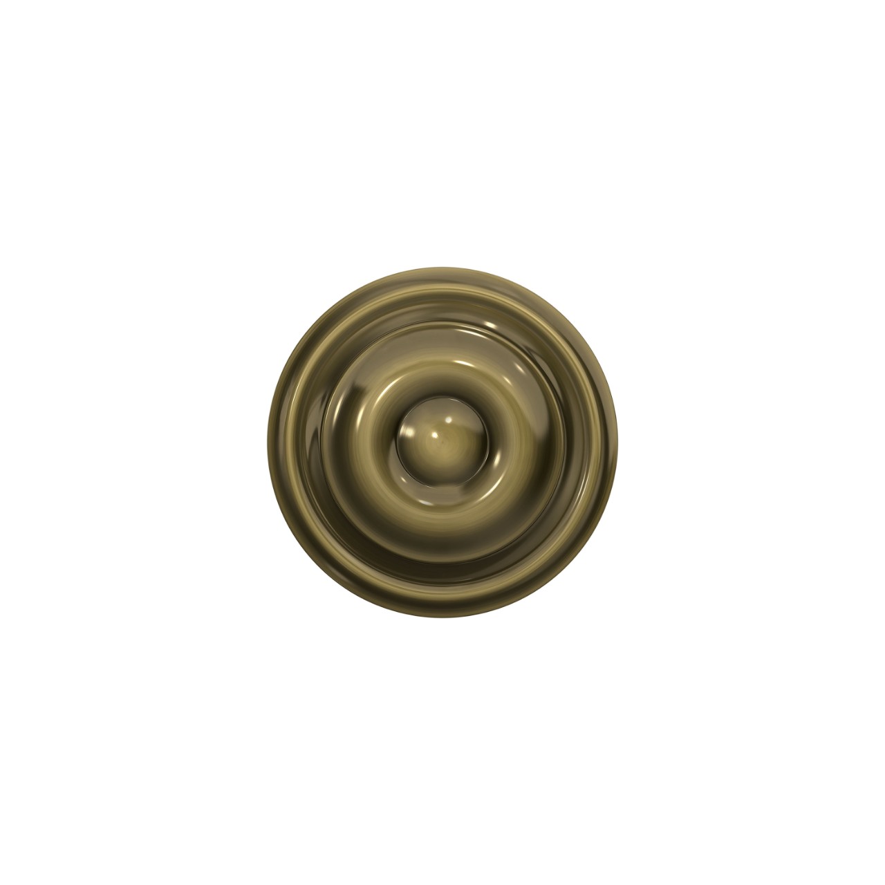 Serrure avec bouton Georgian pour vestibule et garde-robe