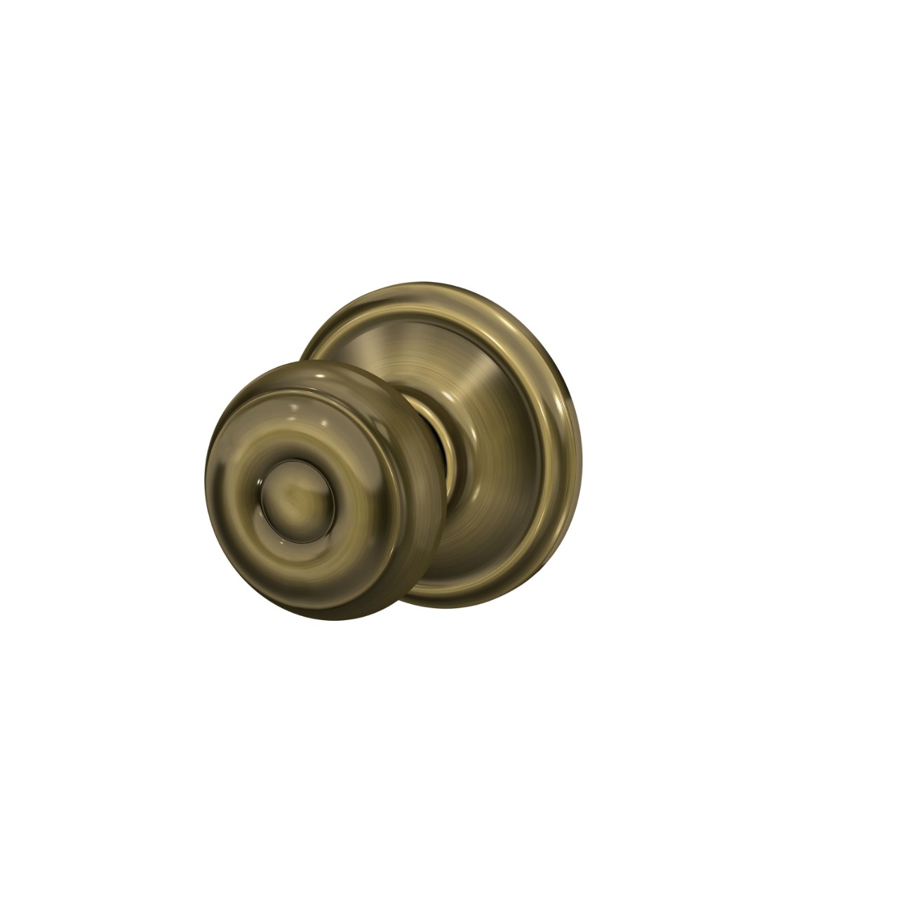 Serrure avec bouton Georgian pour vestibule et garde-robe