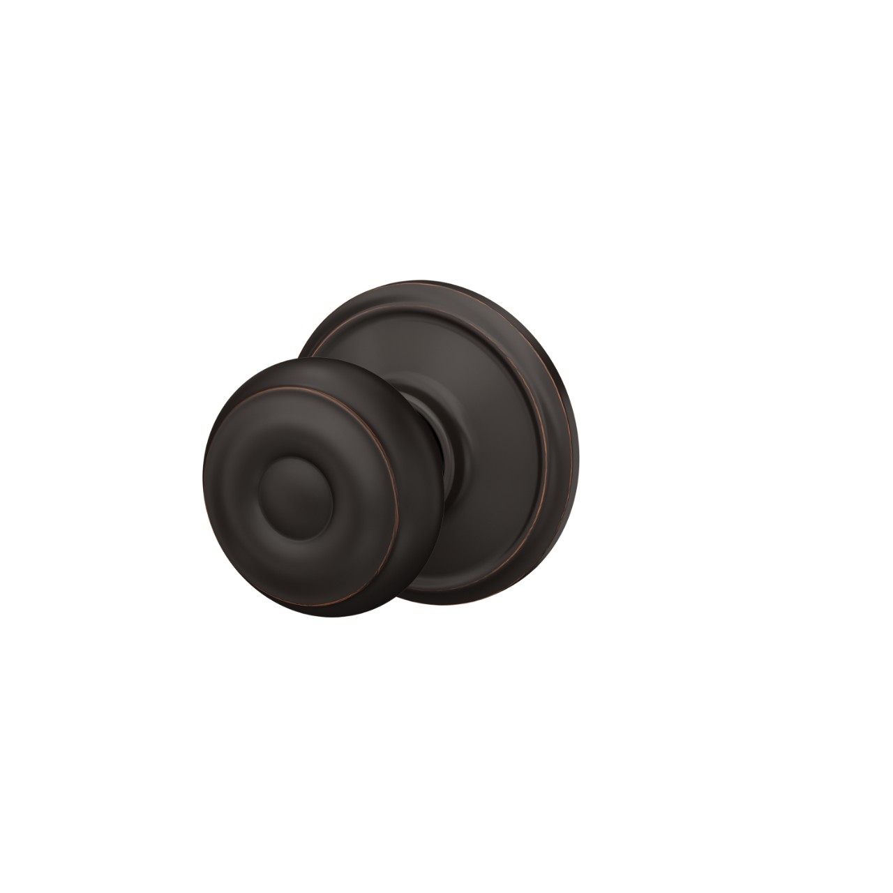 Serrure avec bouton Georgian pour vestibule et garde-robe