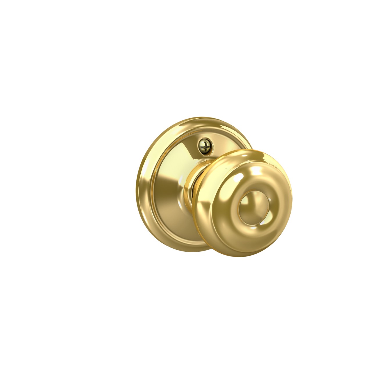 Serrure sans rotation avec bouton Georgian