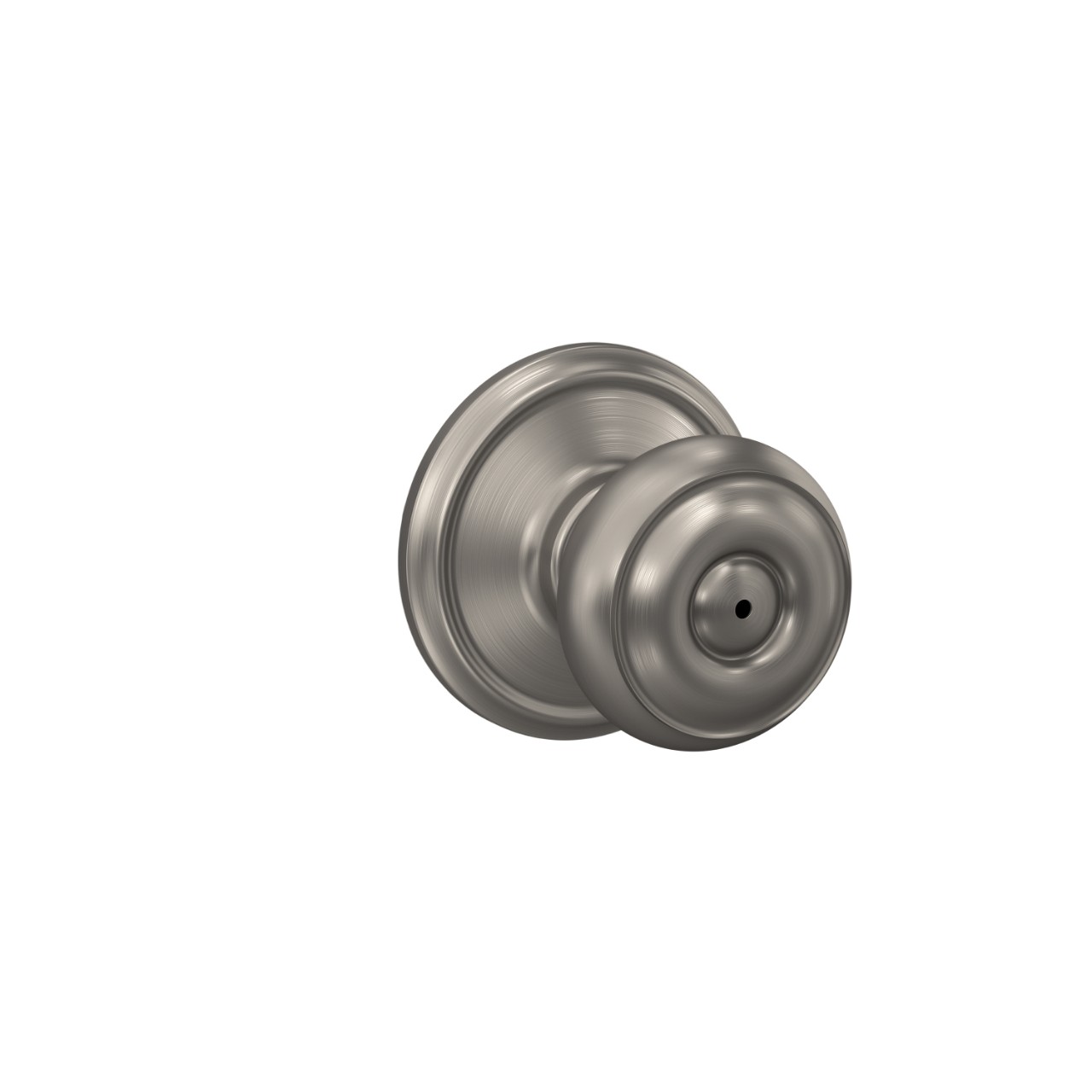 Serrure avec bouton Georgian pour chambre de bain et chambre à coucher