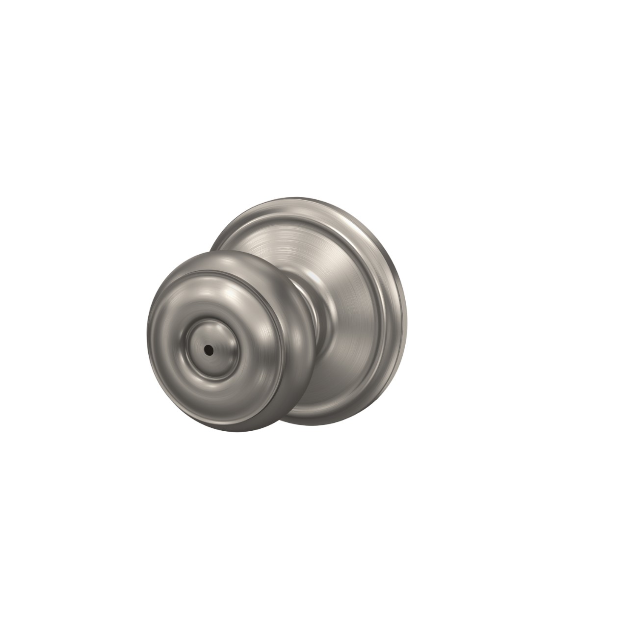 Serrure avec bouton Georgian pour chambre de bain et chambre à coucher