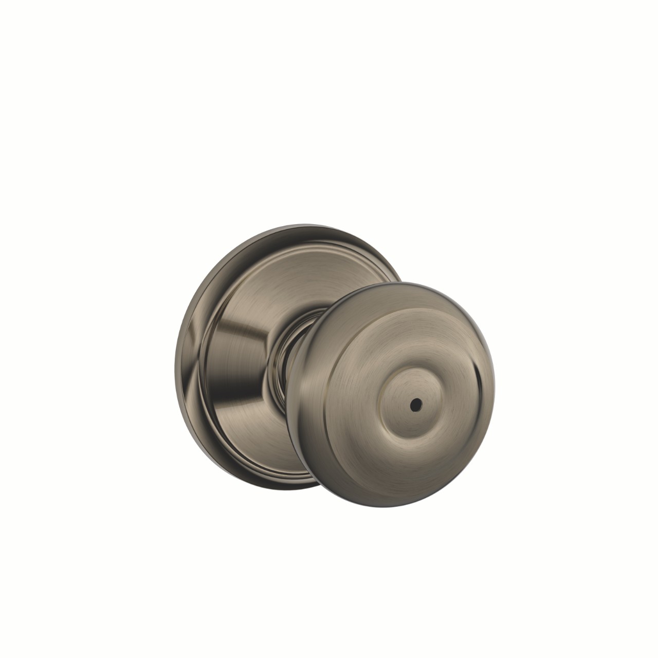Serrure avec bouton Georgian pour chambre de bain et chambre à coucher