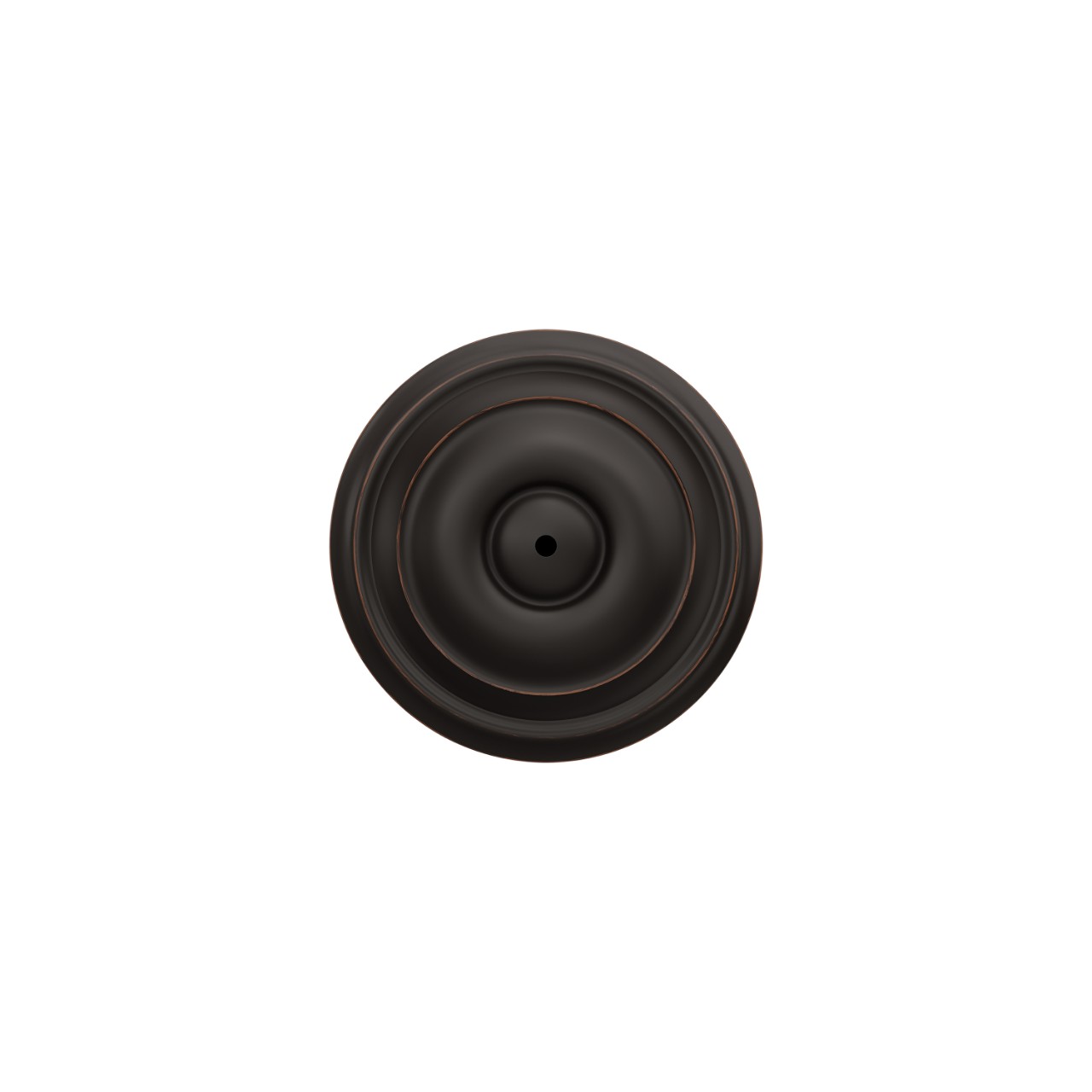 Serrure avec bouton Georgian pour chambre de bain et chambre à coucher