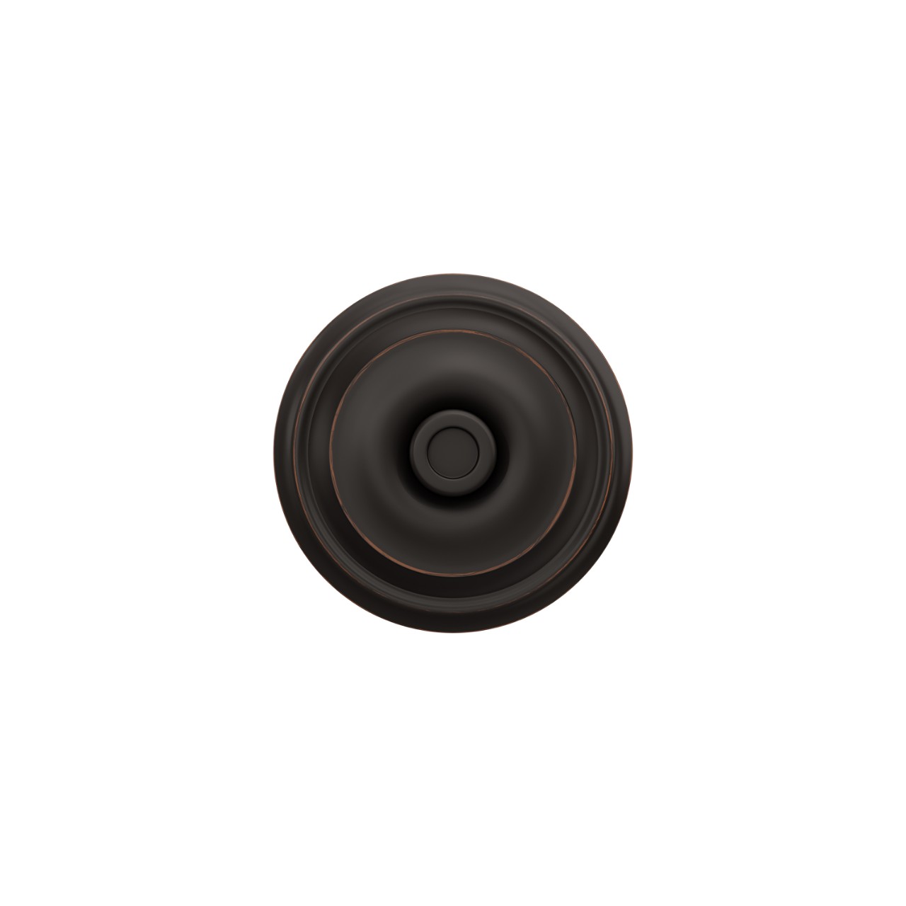 Serrure avec bouton Georgian pour chambre de bain et chambre à coucher