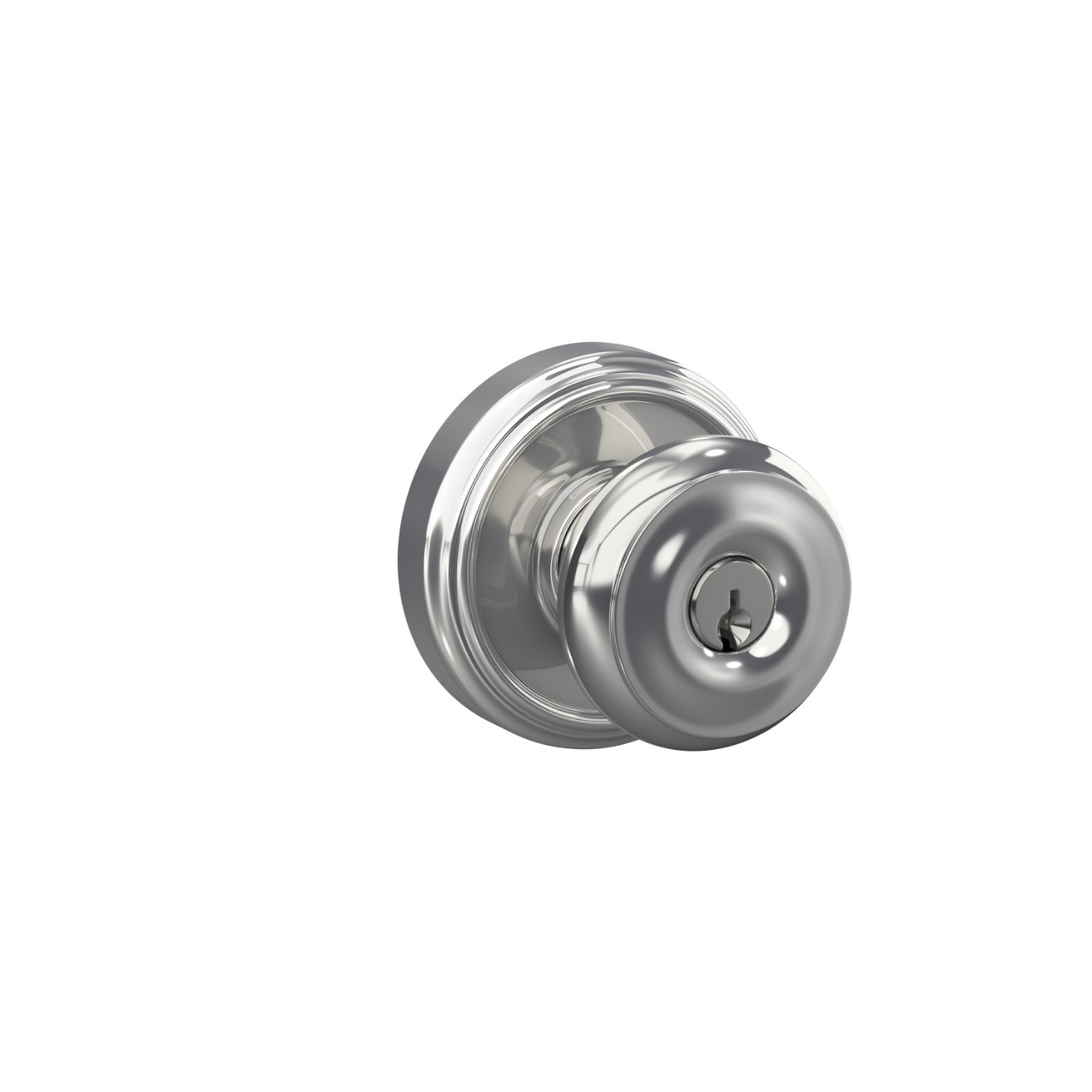Georgian Knob Keyed Entry Lock