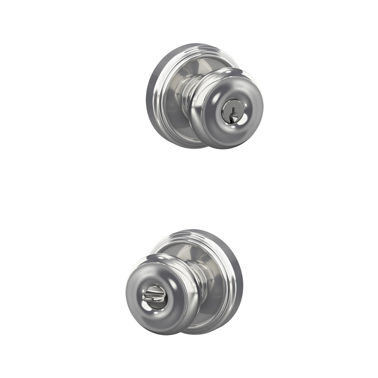 Georgian Knob Keyed Entry Lock
