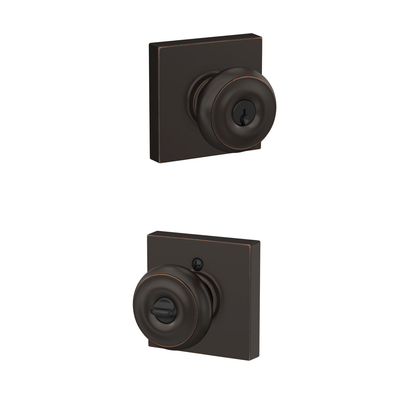 Georgian Knob Keyed Entry Lock