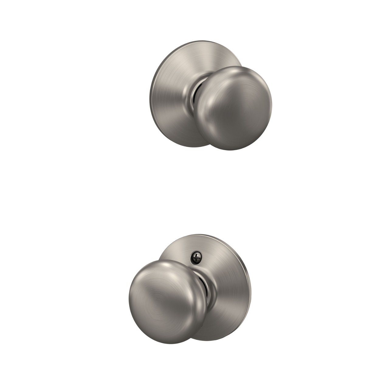 Serrure avec bouton Plymouth pour vestibule et garde-robe