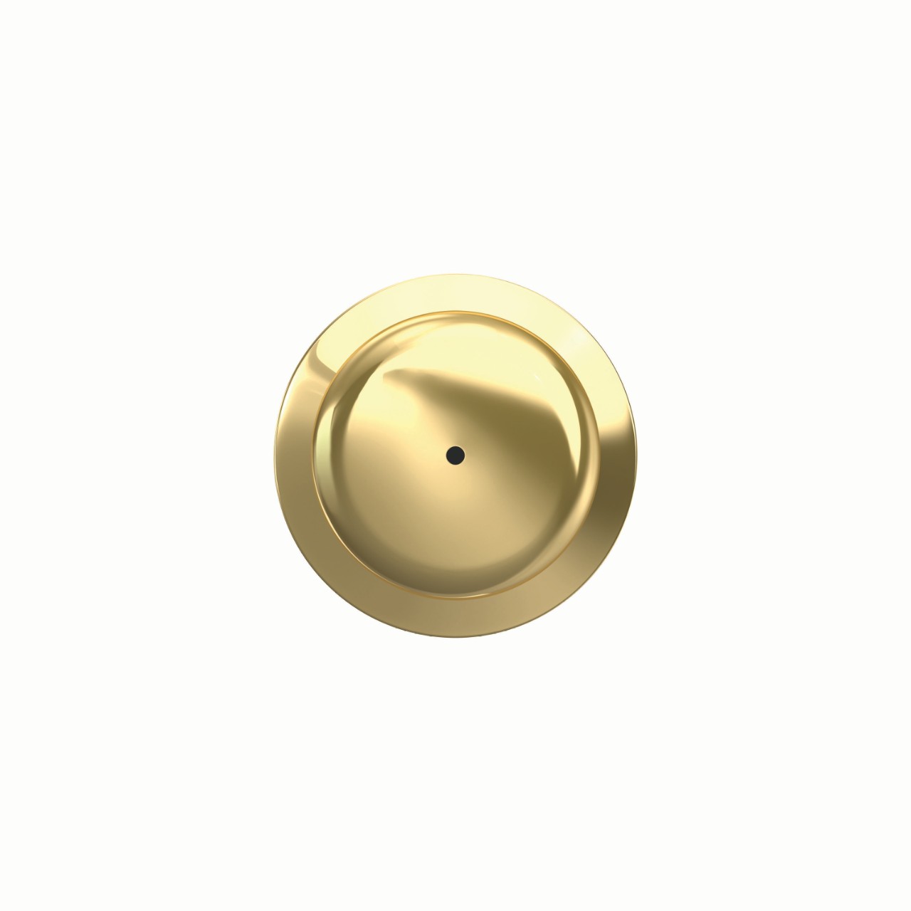 Serrure avec bouton Plymouth pour chambre de bain et chambre à coucher