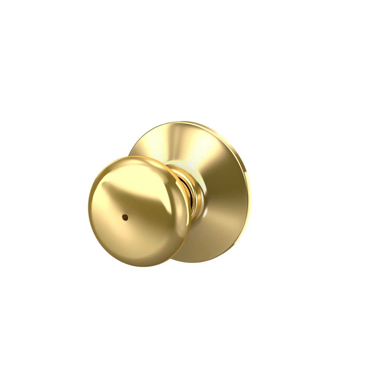 Serrure avec bouton Plymouth pour chambre de bain et chambre à coucher
