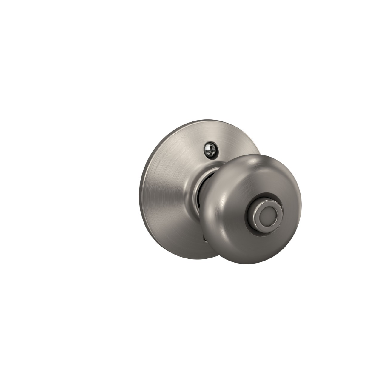 Serrure avec bouton Plymouth pour chambre de bain et chambre à coucher