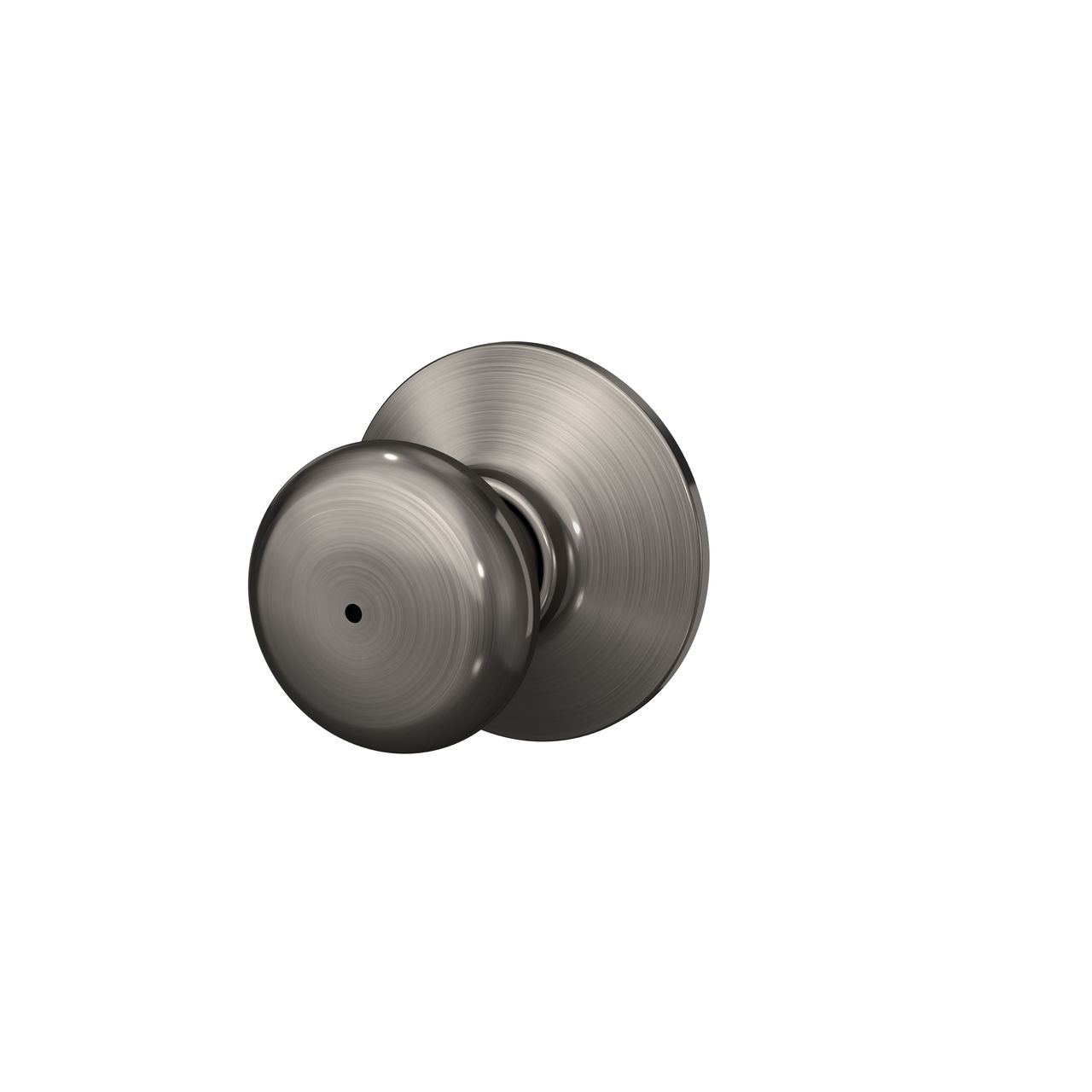 Serrure avec bouton Plymouth pour chambre de bain et chambre à coucher