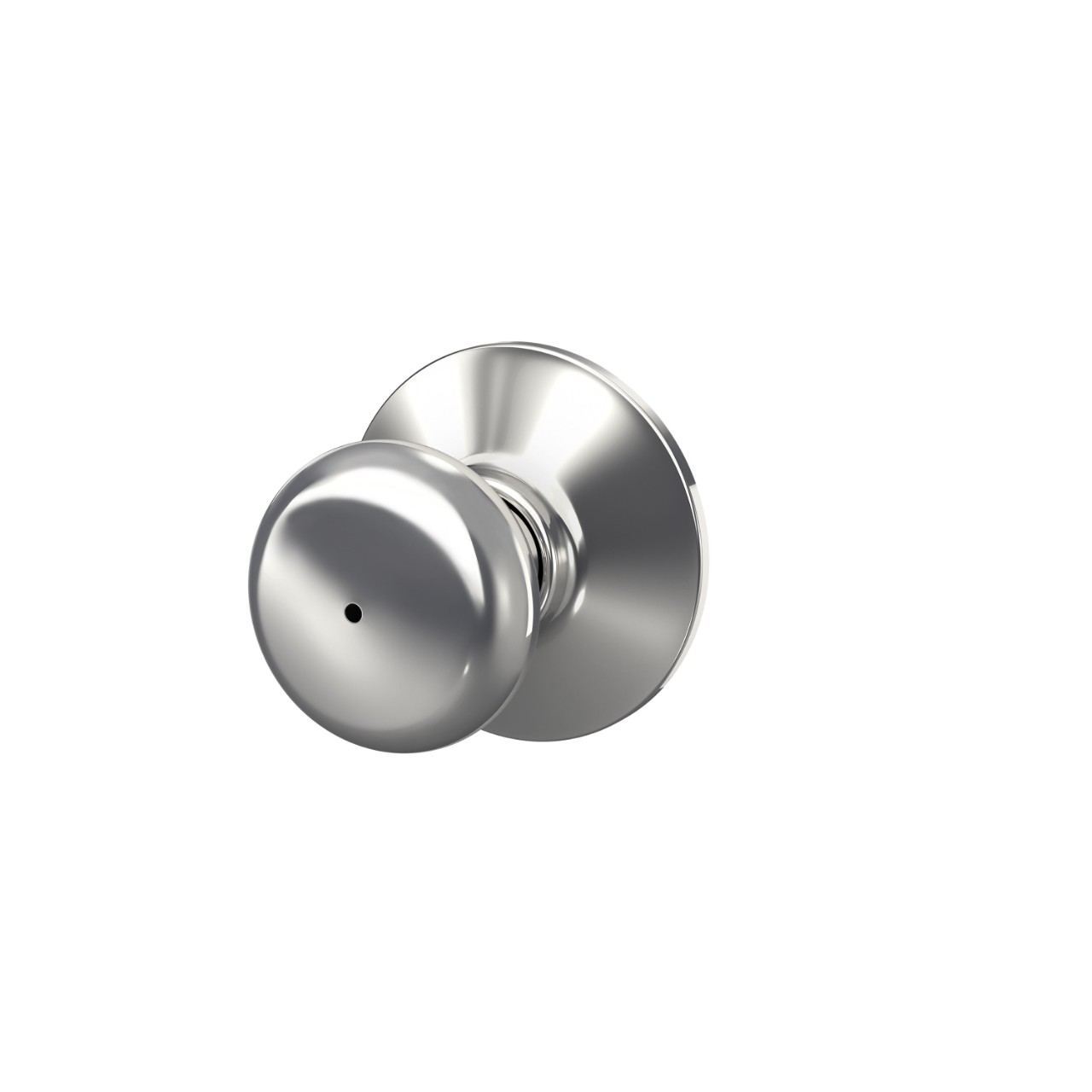Serrure avec bouton Plymouth pour chambre de bain et chambre à coucher