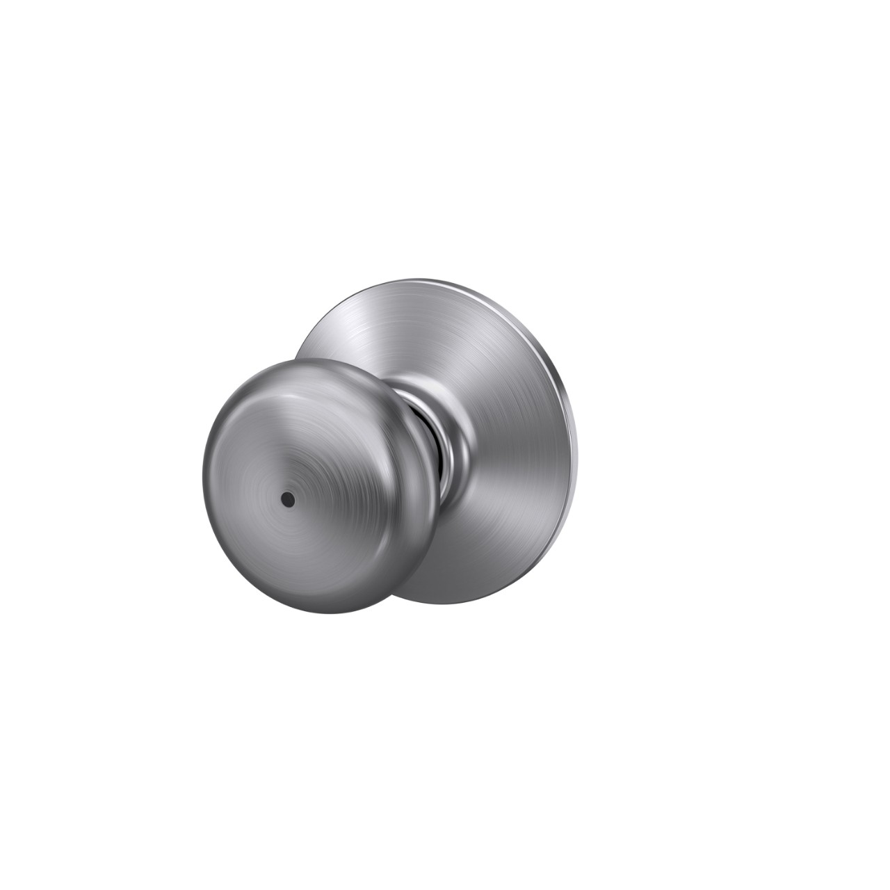 Serrure avec bouton Plymouth pour chambre de bain et chambre à coucher