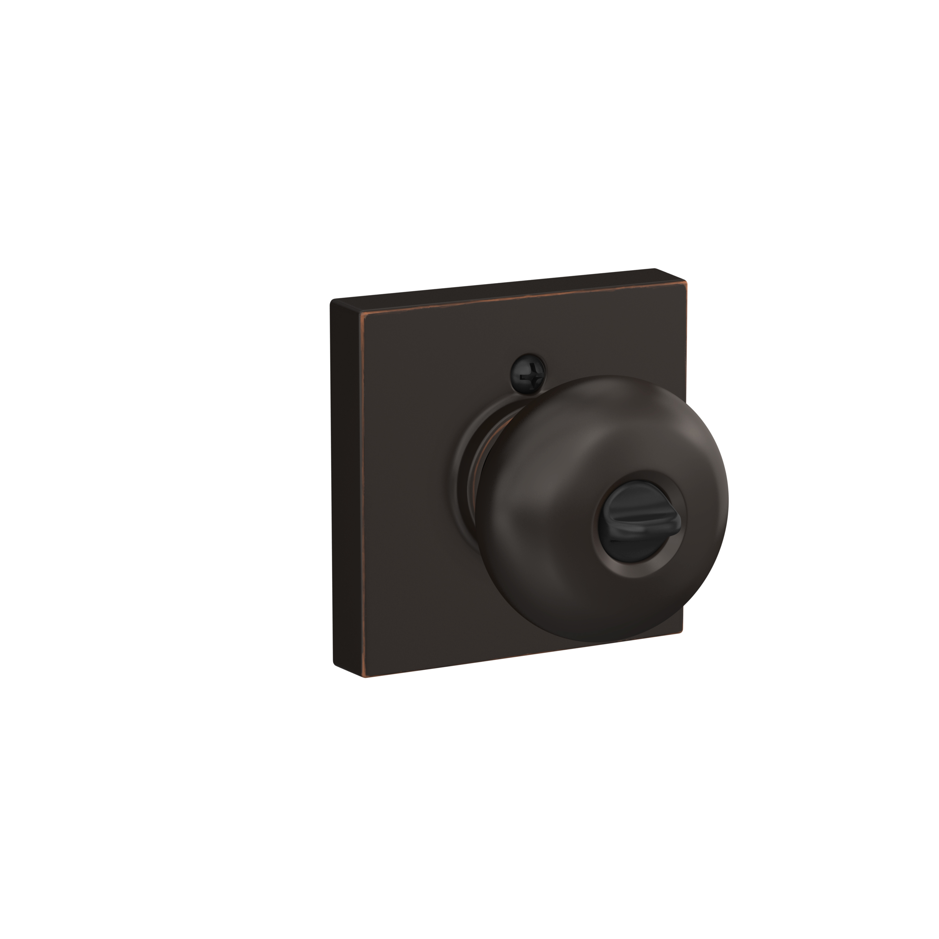 Plymouth Knob with Collins Trim Keyed Entry Lock