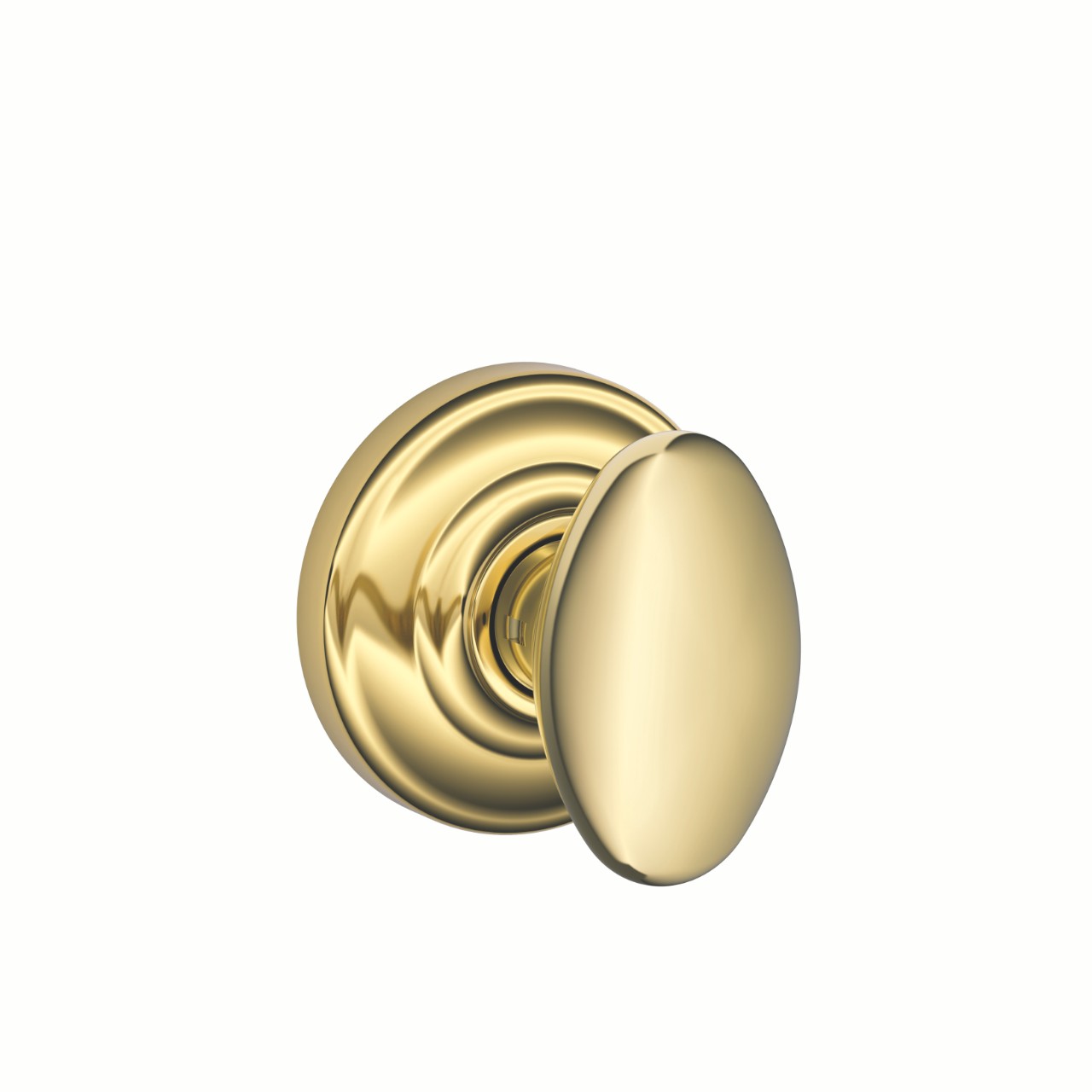Serrure sans rotation avec bouton Siena et garniture Andover