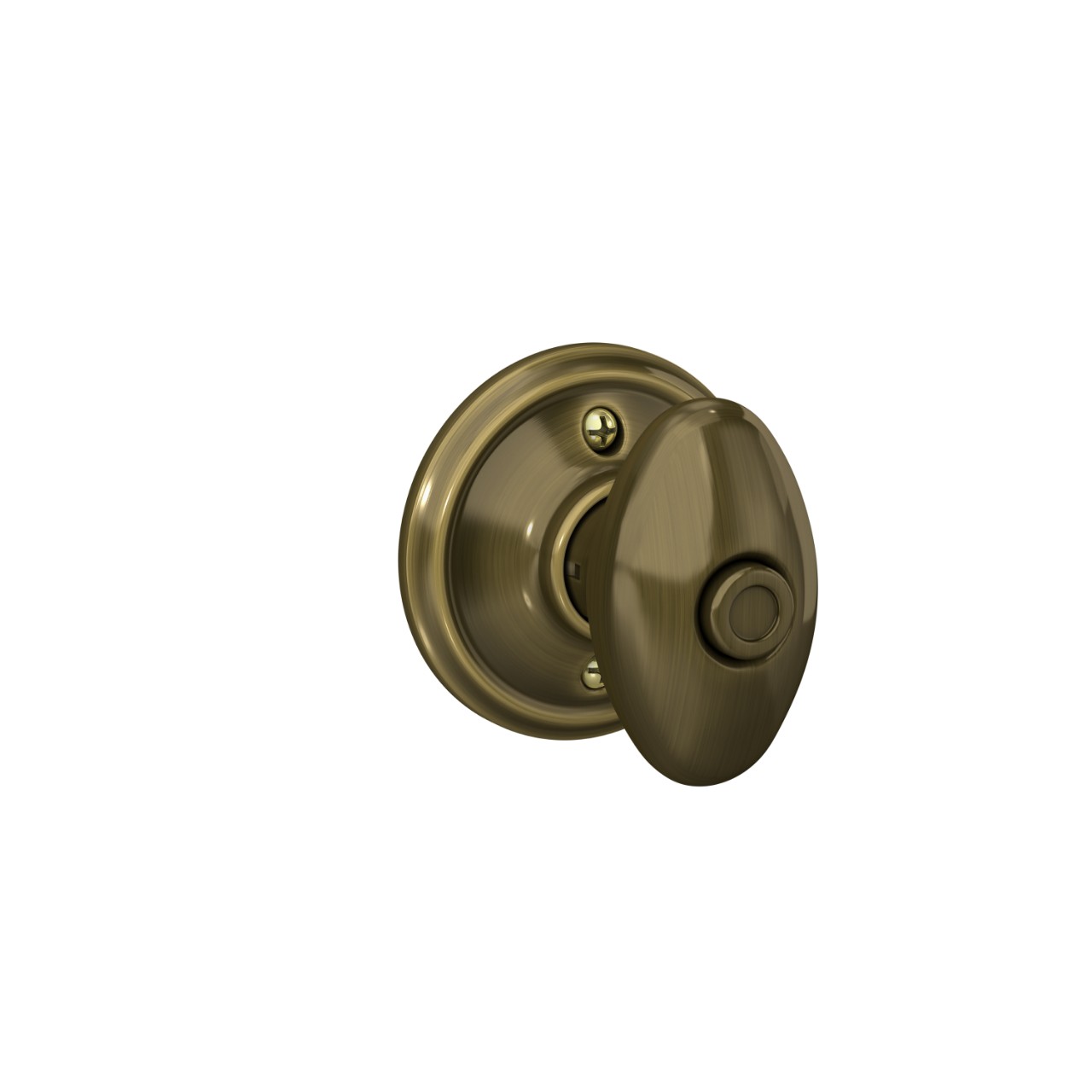Serrure avec bouton Siena pour chambre de bain et chambre à coucher