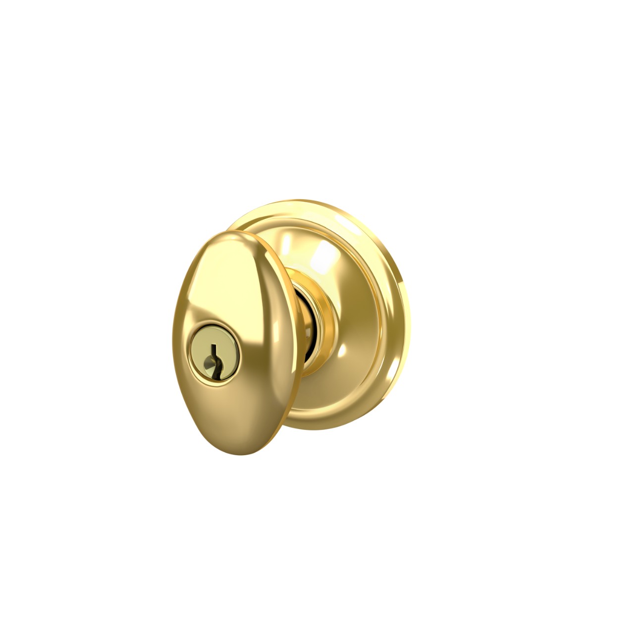 Serrure d’entrée à clé avec bouton Siena