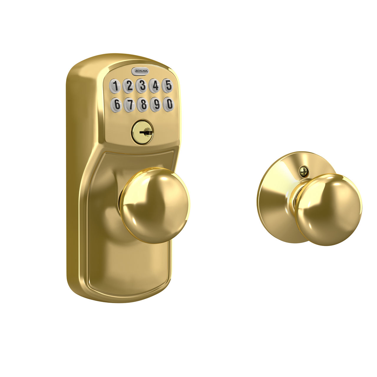 Keypad Knob and Plymouth Knob with Auto Lock