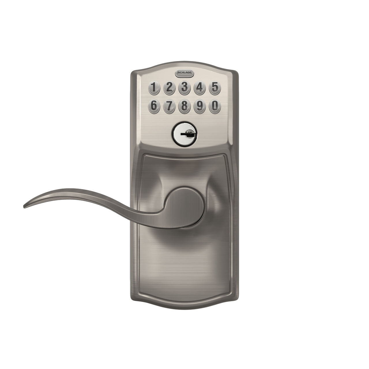 Keypad Lever and Accent Lever with Flex Lock