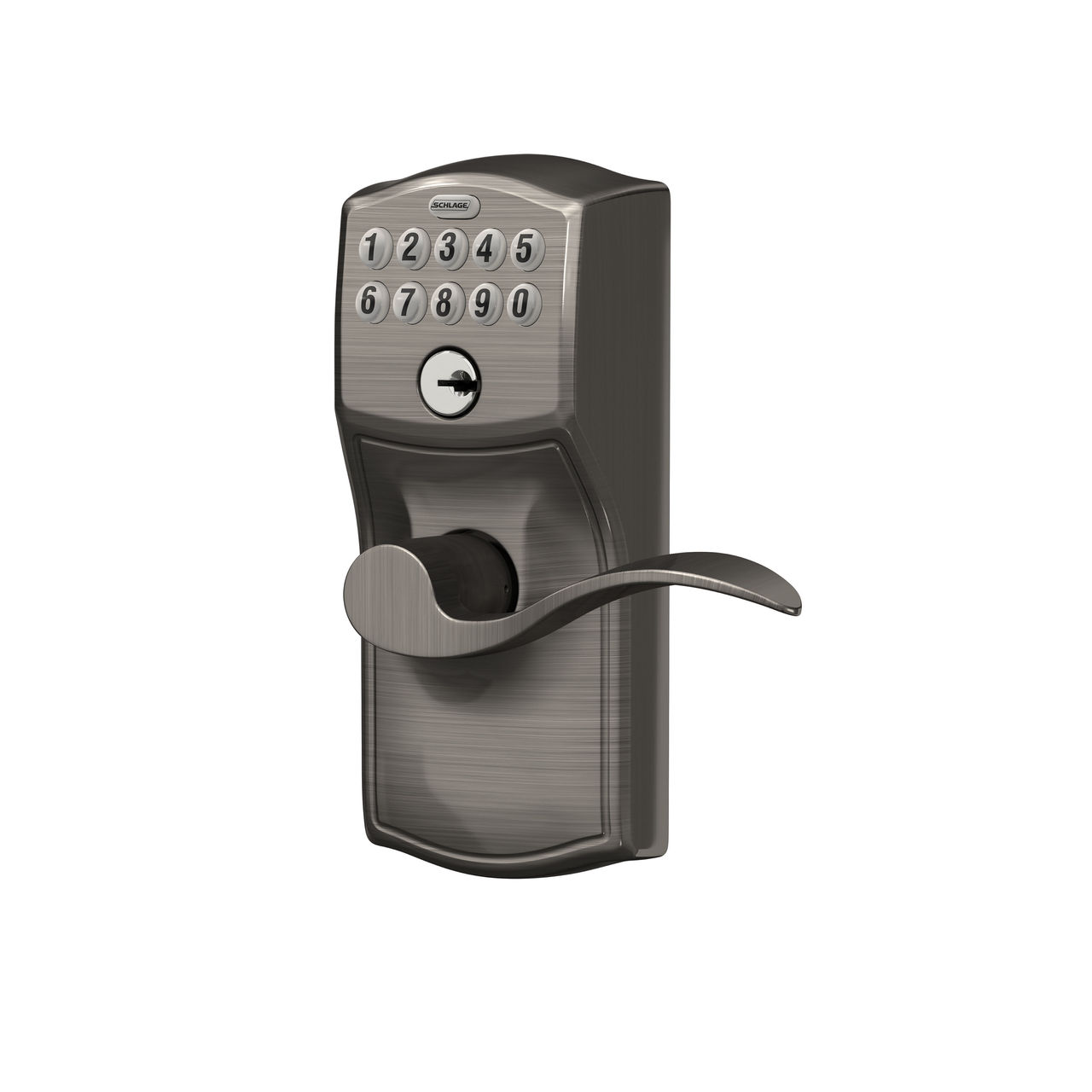 Keypad Lever and Accent Lever with Flex Lock