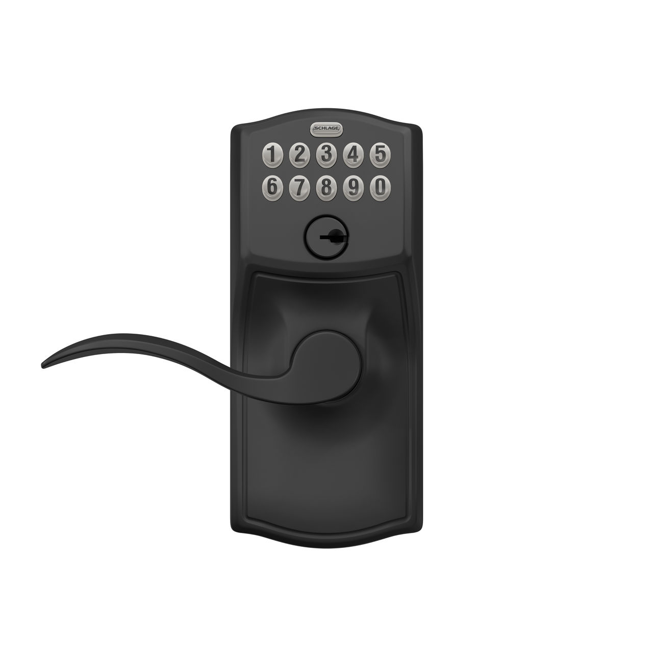 Keypad Lever and Accent Lever with Flex Lock
