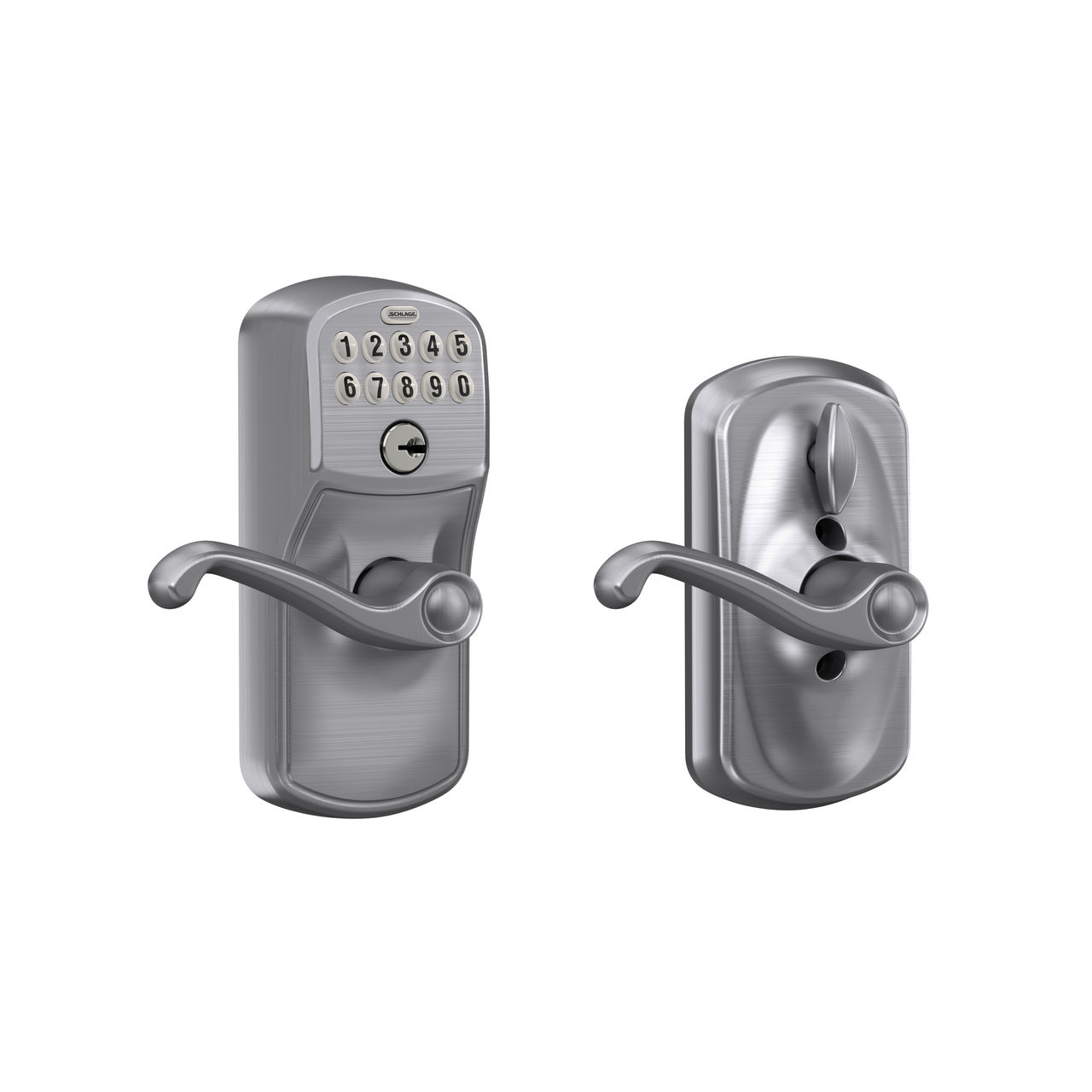 Keypad Lever and Flair Lever with Flex Lock