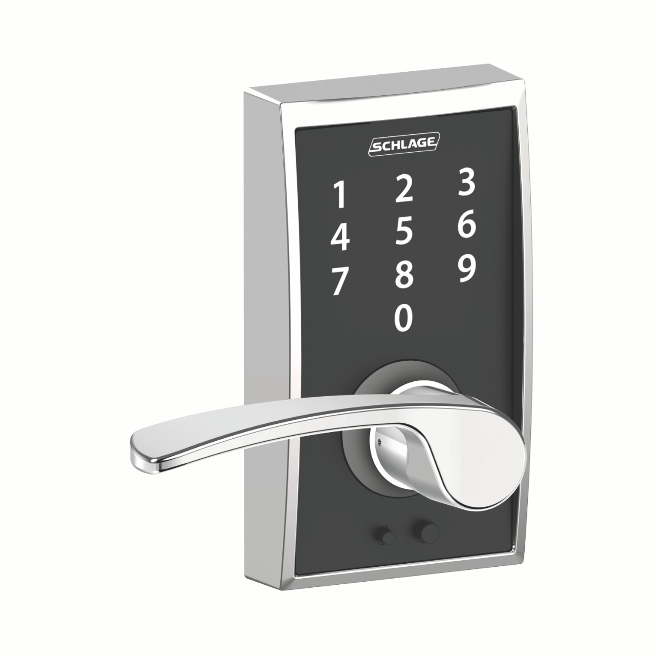 Schlage Touch™ Keyless Touchscreen Lever with Merano Lever