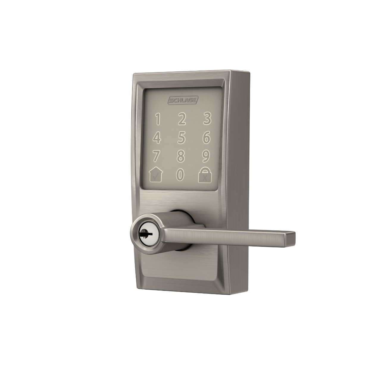 Levier intelligent Wi-Fi Encode™ de Schlage avec levier Latitude