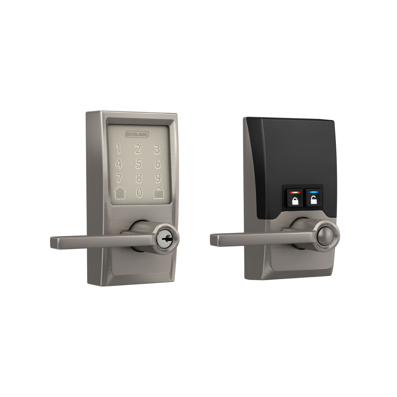 Levier intelligent Wi-Fi Encode™ de Schlage avec levier Latitude
