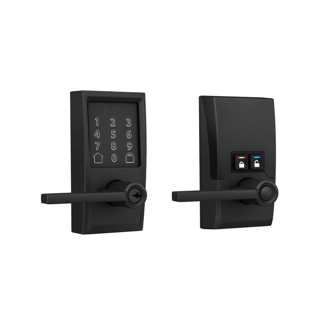 Levier intelligent Wi-Fi Encode™ de Schlage avec levier Latitude