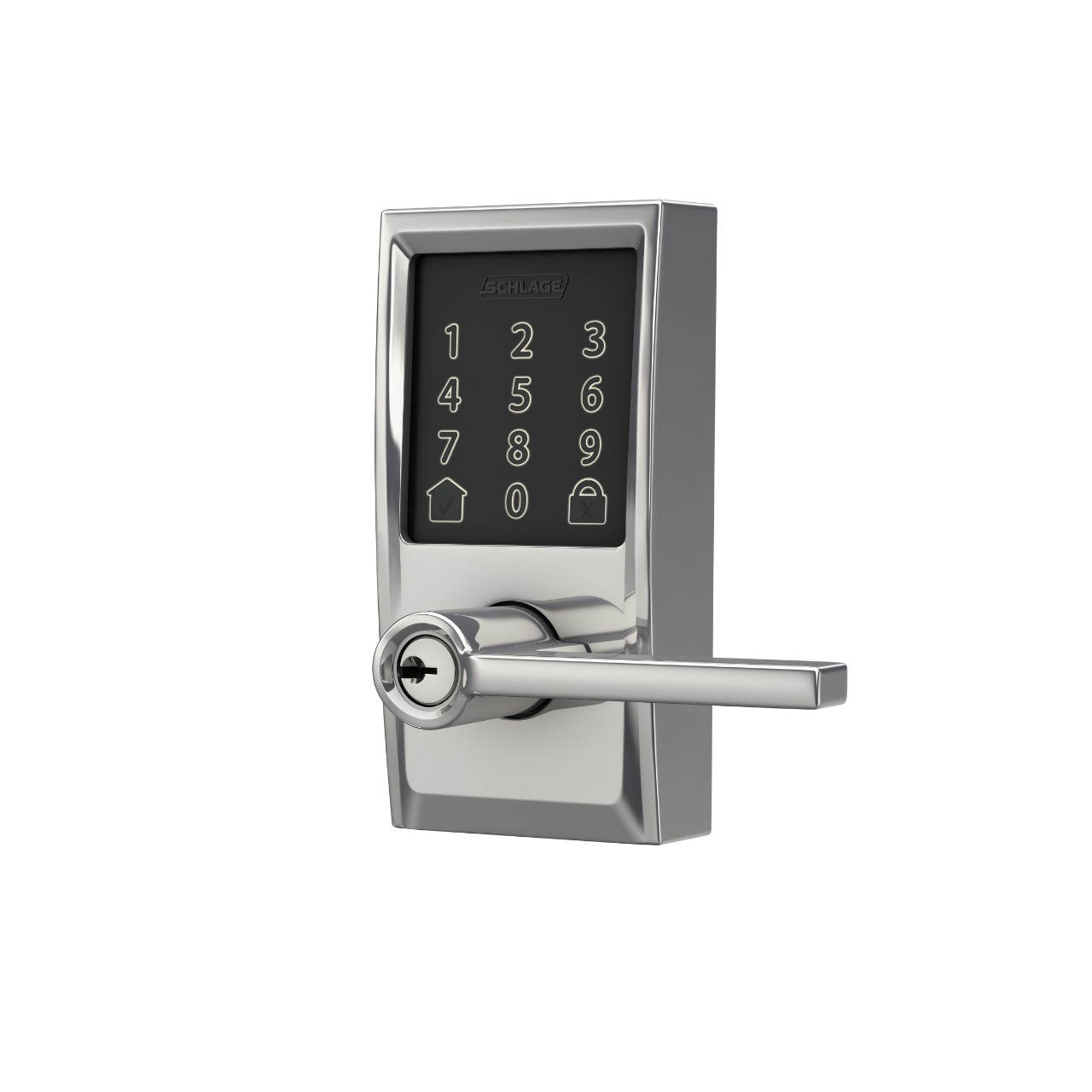Levier intelligent Wi-Fi Encode™ de Schlage avec levier Latitude