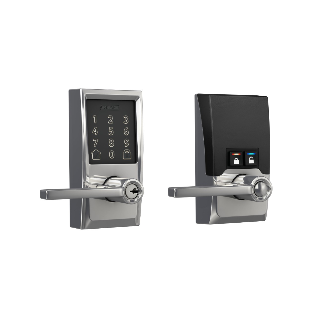 Levier intelligent Wi-Fi Encode™ de Schlage avec levier Latitude