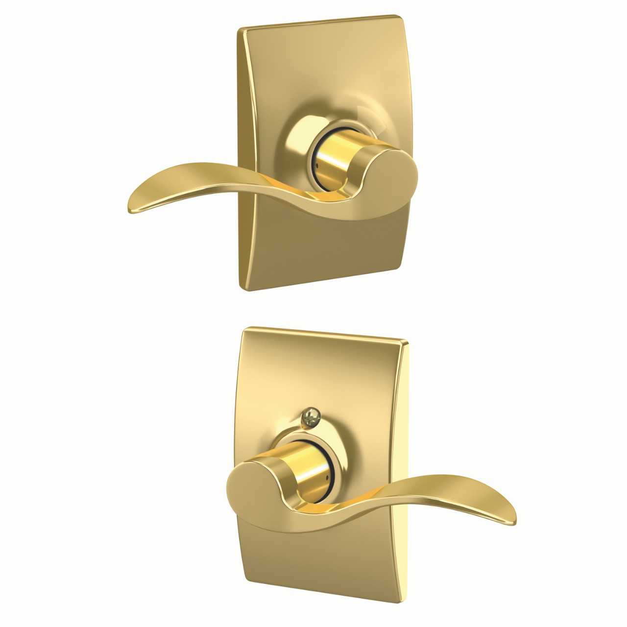 Accent Lever Hall & Closet Lock
