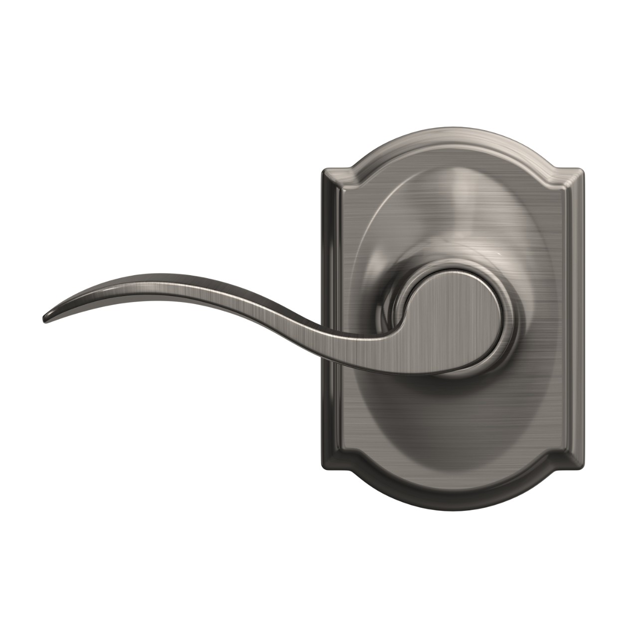 Serrure avec levier Accent et garniture Camelot pour vestibule et garde-robe