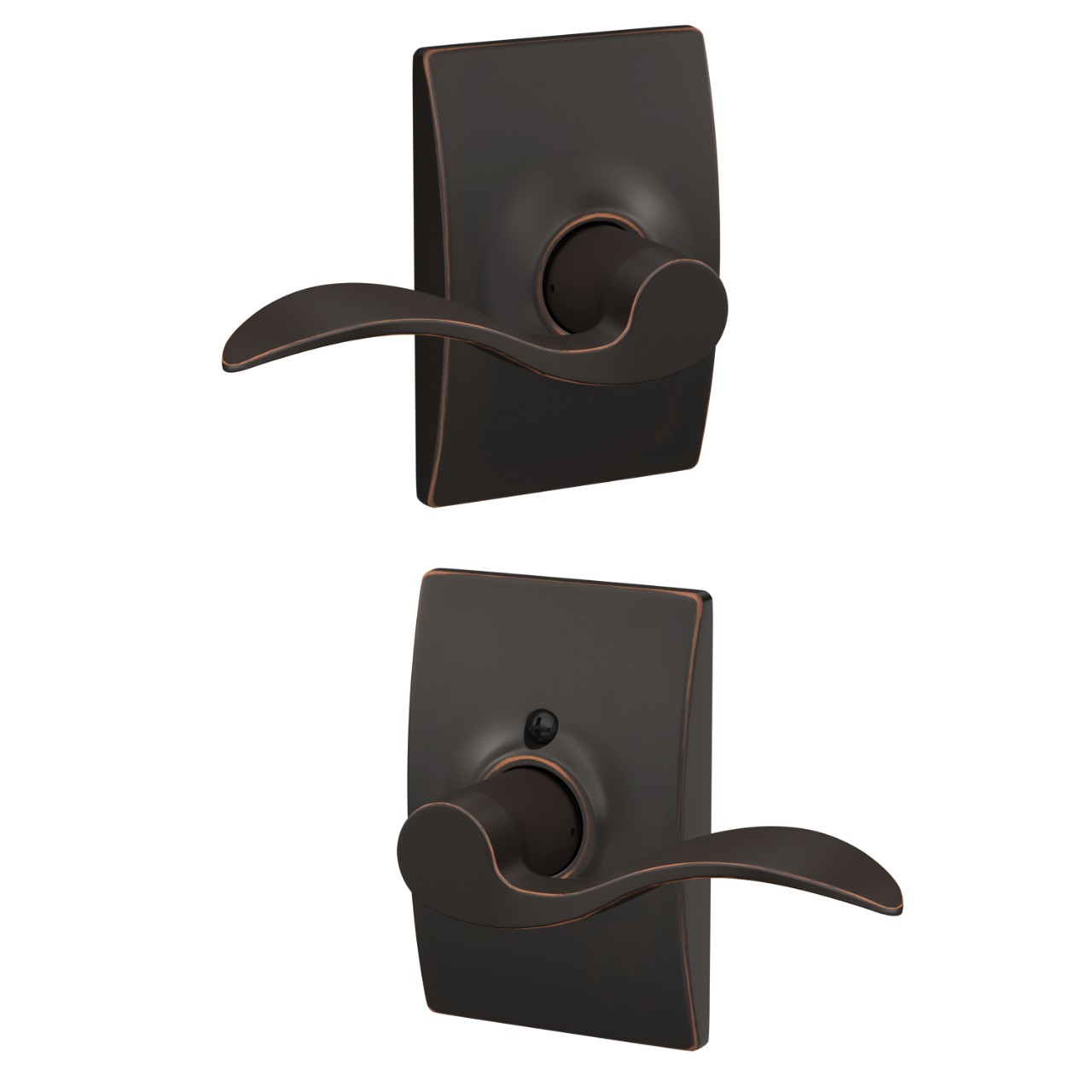 Accent Lever Hall & Closet Lock