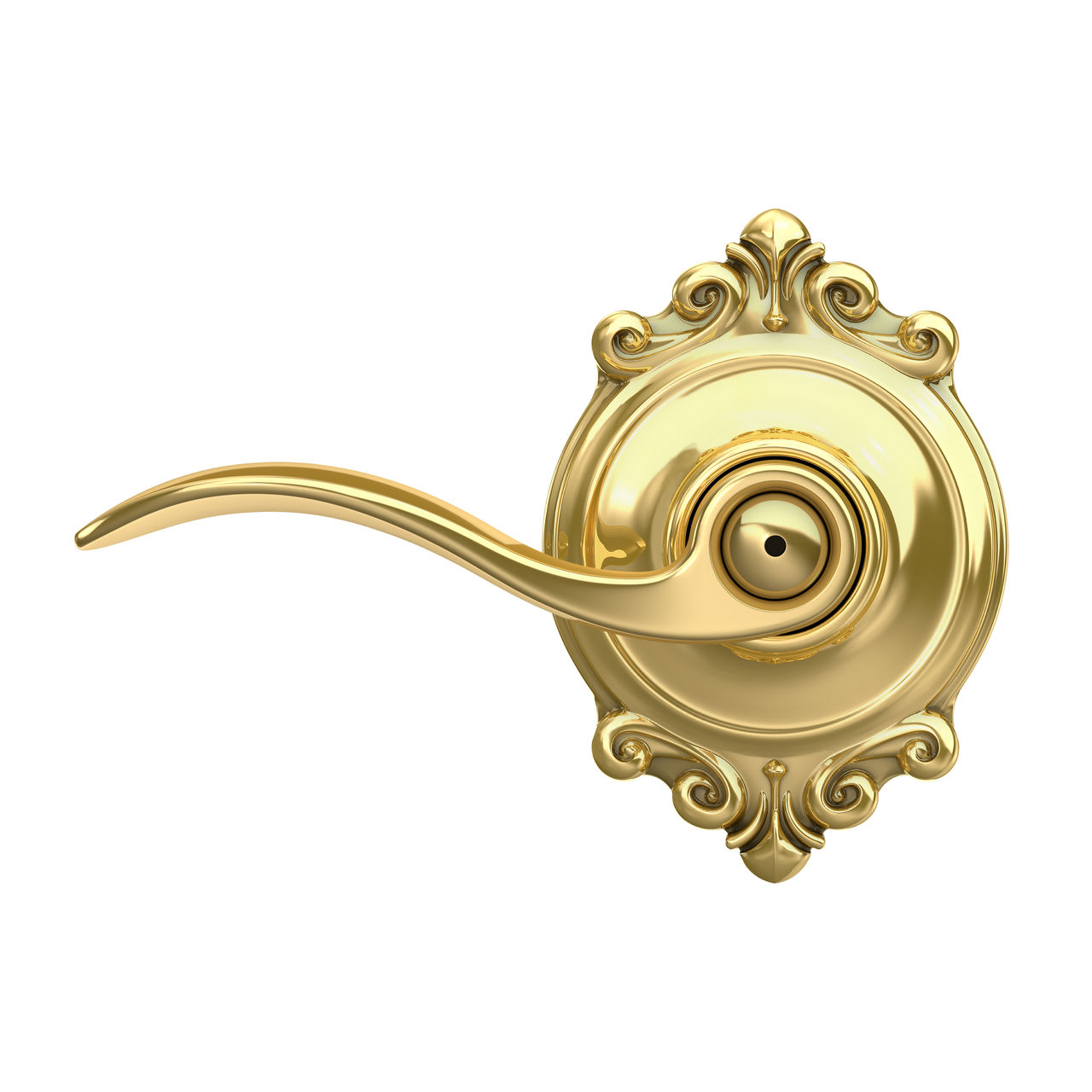 Accent Lever Bed & Bath Lock