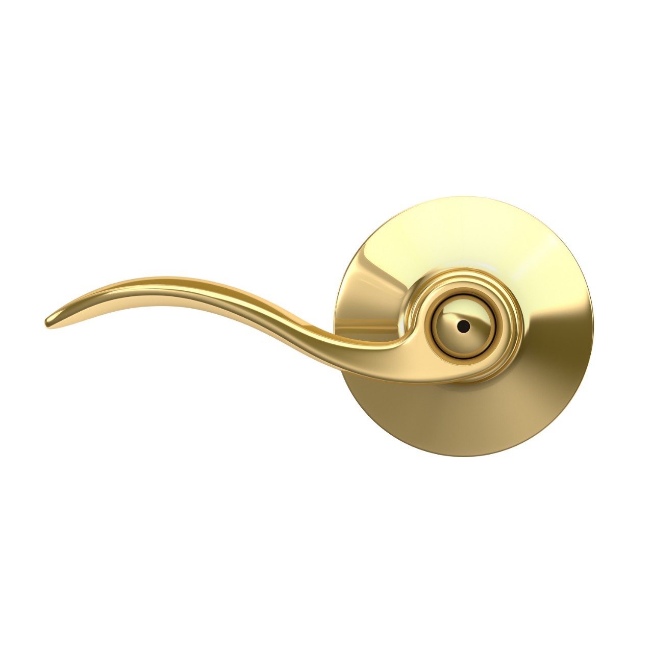 Serrure avec levier Accent pour chambre de bain et chambre à coucher