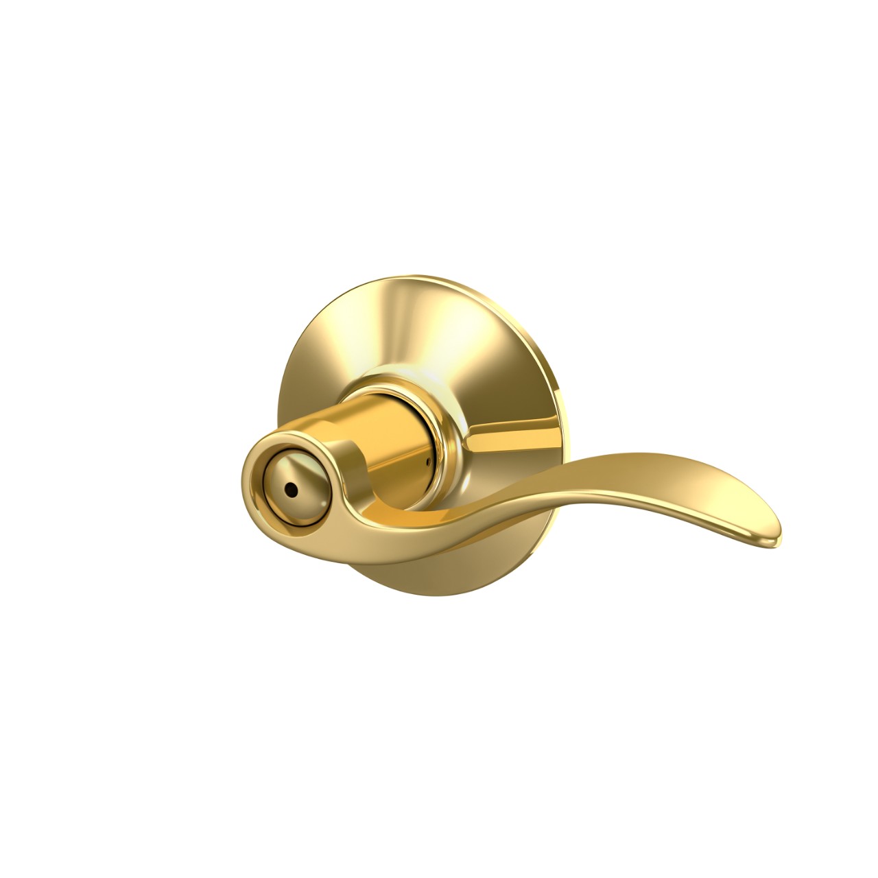 Serrure avec levier Accent pour chambre de bain et chambre à coucher