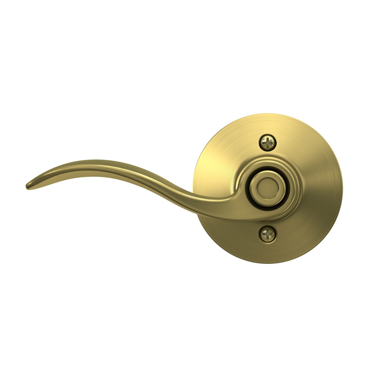 Serrure avec levier Accent pour chambre de bain et chambre à coucher