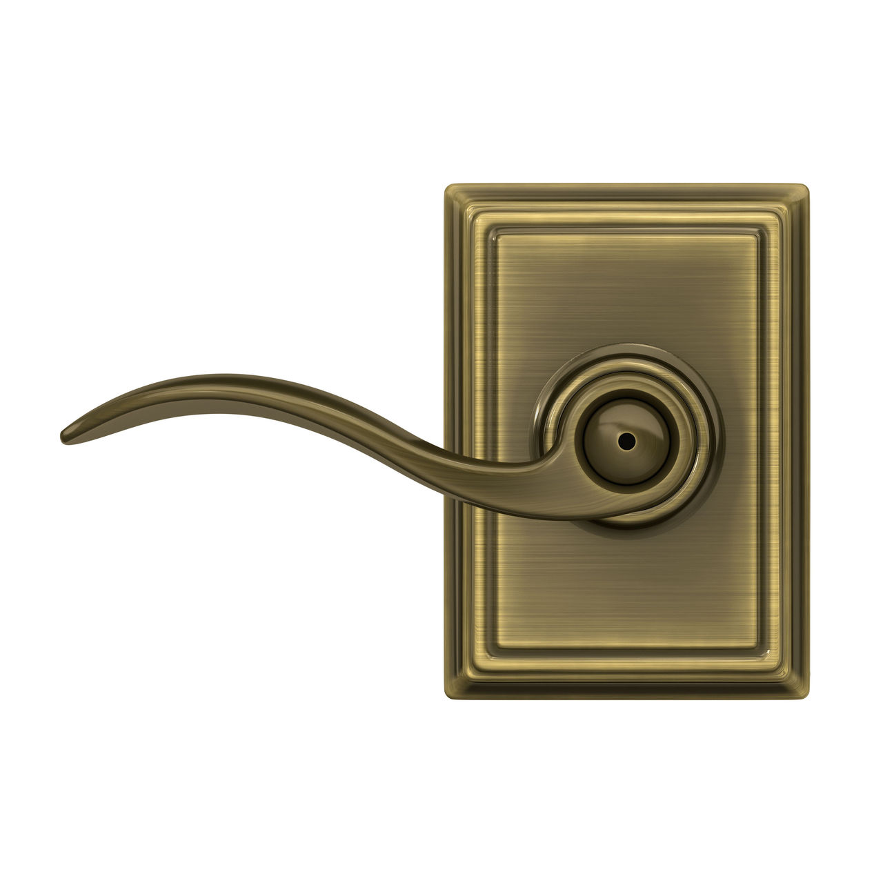 Accent Lever Bed & Bath Lock