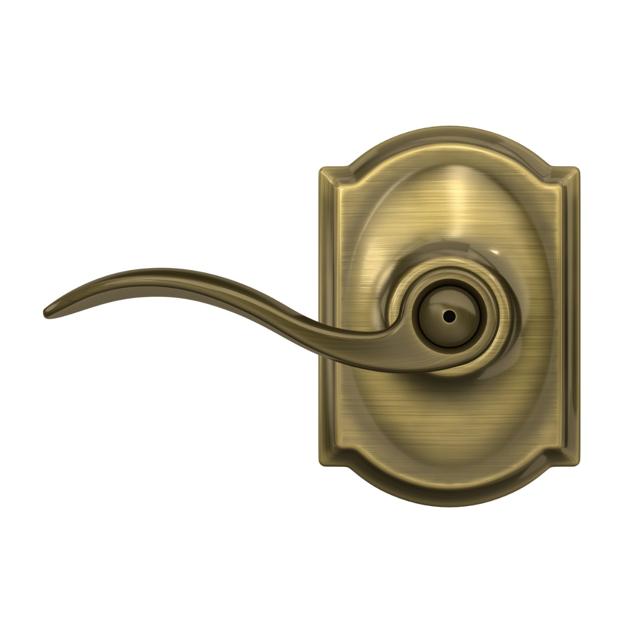 Accent Lever Bed & Bath Lock