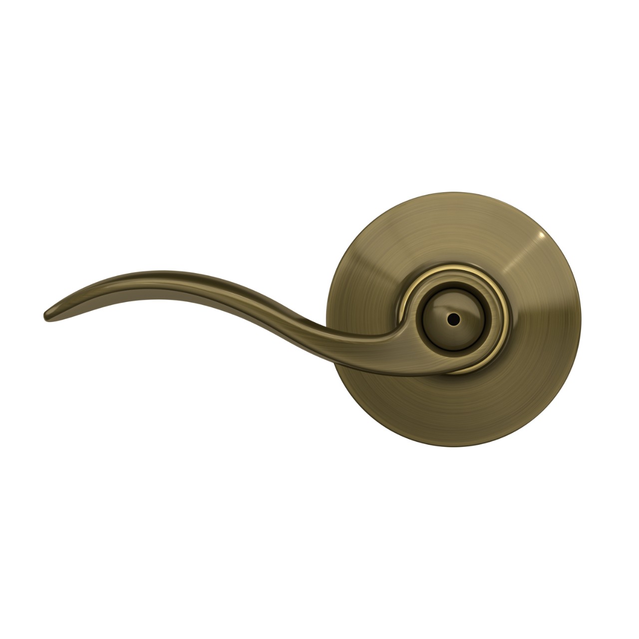 Serrure avec levier Accent pour chambre de bain et chambre à coucher