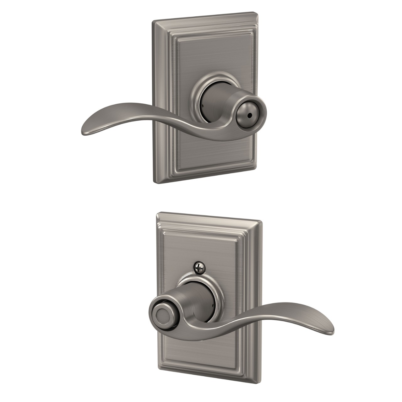 Accent Lever Bed & Bath Lock