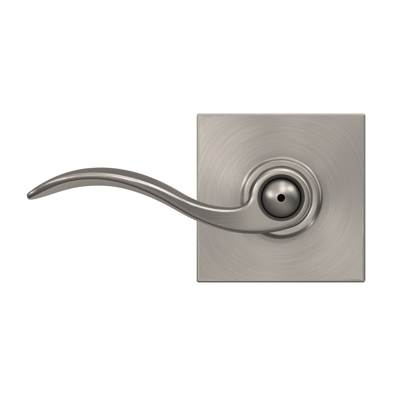 Serrure avec levier Accent et garniture Collins pour chambre de bain et chambre à coucher