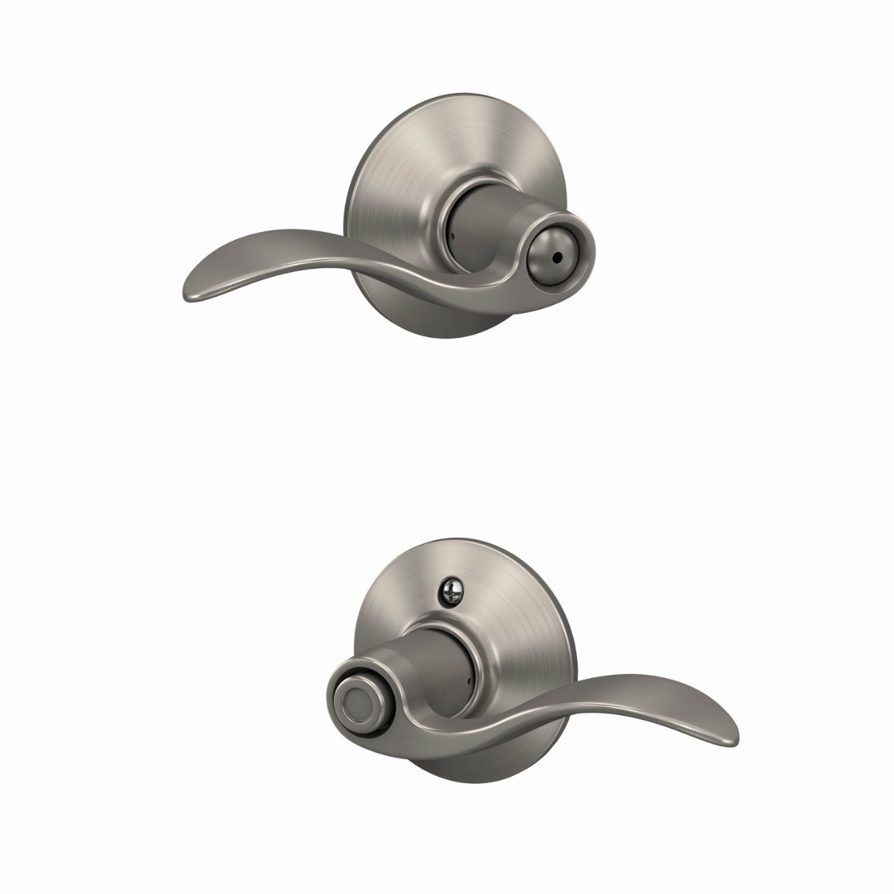 Serrure avec levier Accent pour chambre de bain et chambre à coucher